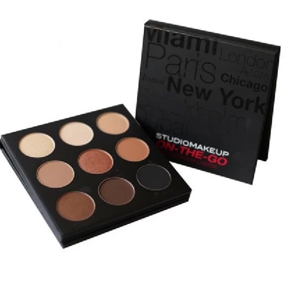 NWT STUDIO MAKEUP ON THE GO EYESHADOW PALETTE IN WARM UP